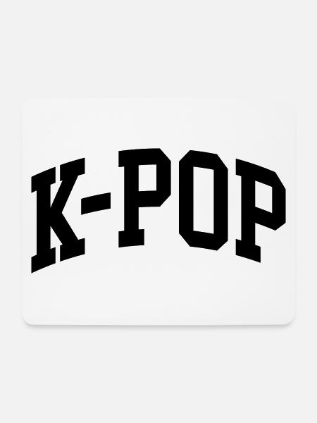 K-Pop - Mousepad (Querformat) - Weiß