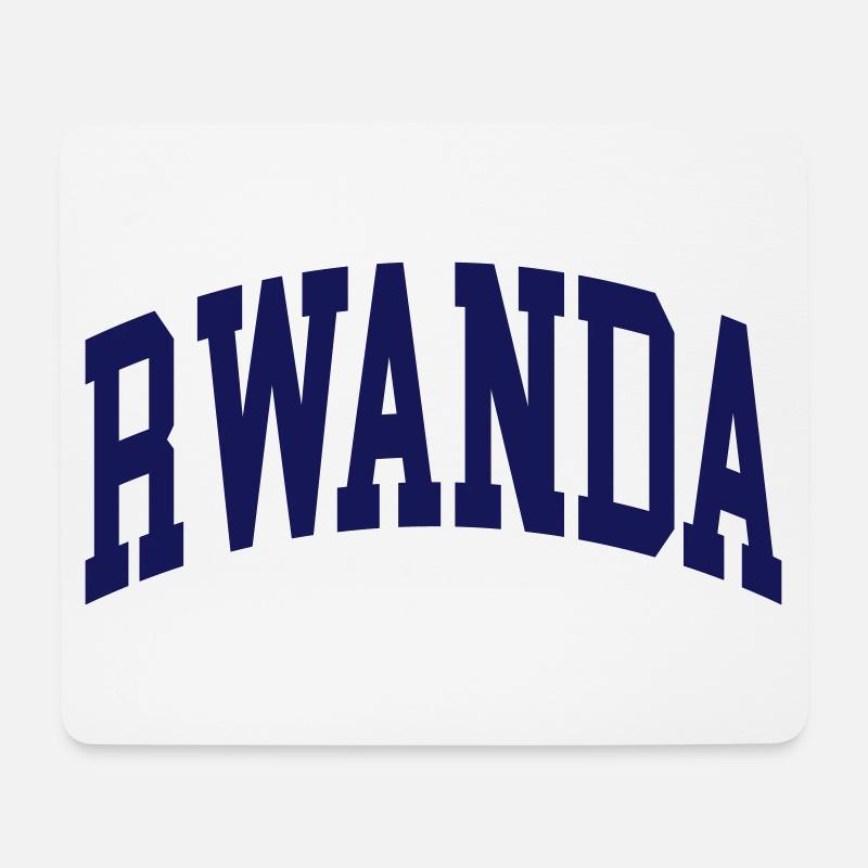 Rwanda - Mousepad (Querformat) - Weiß