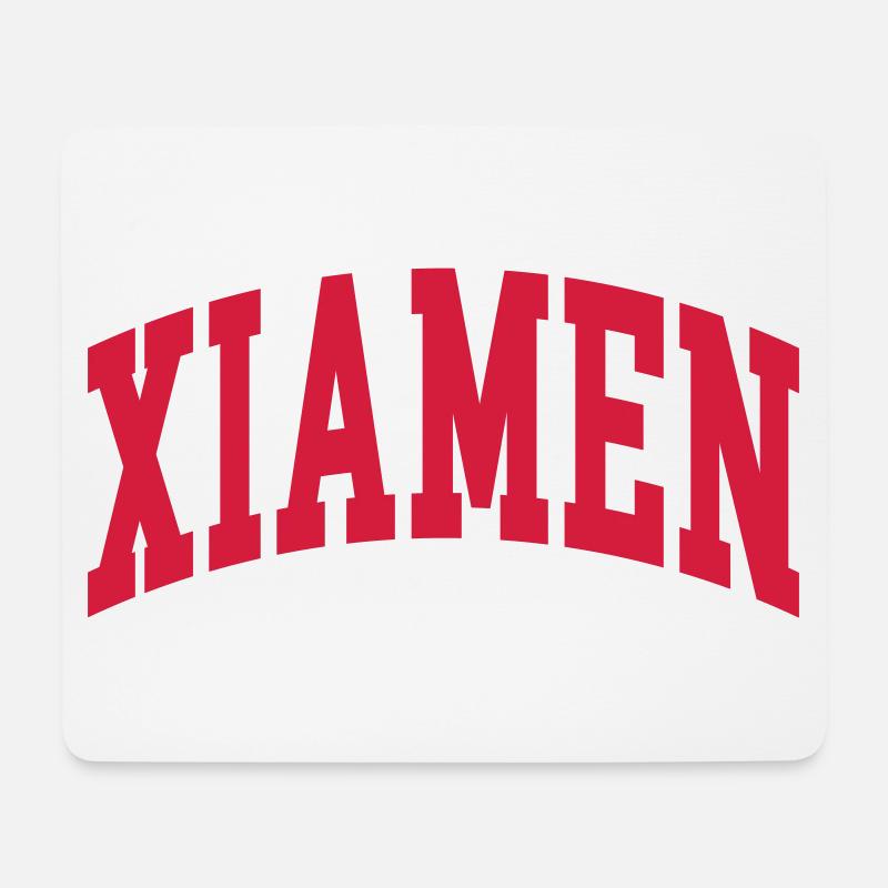 Xiamen - Mousepad (Querformat) - Weiß