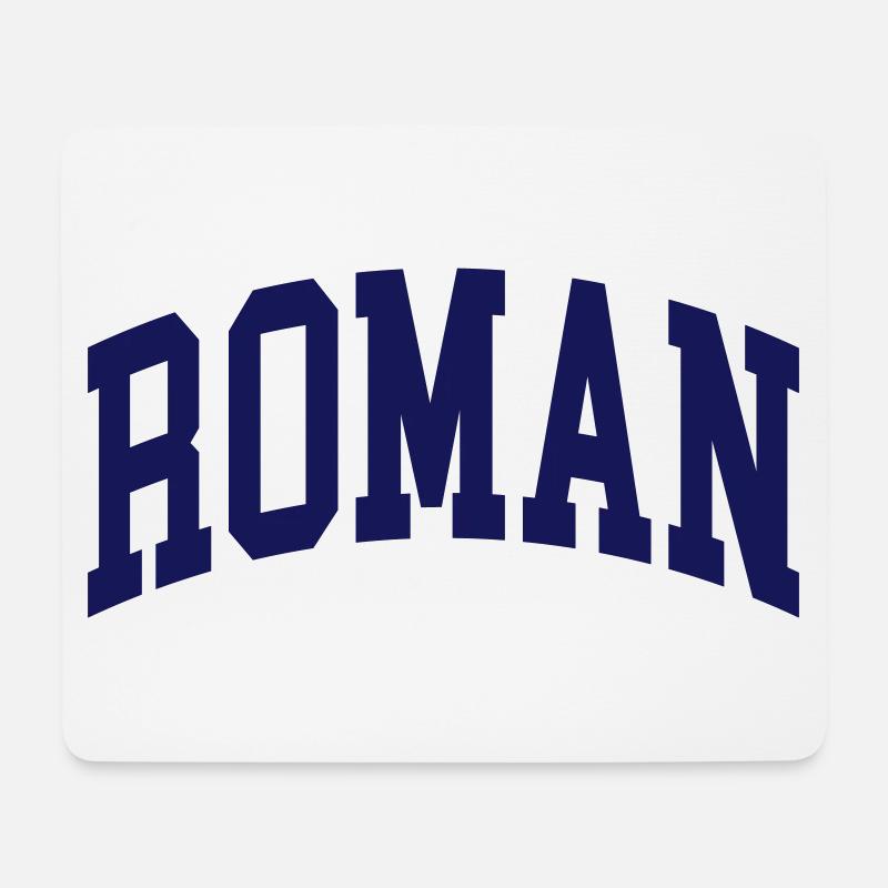 Roman - Mousepad (Querformat) - Weiß