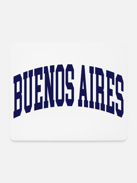 Buenos Aires - Mousepad (Querformat) - Weiß