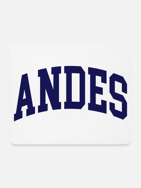 Anden - Mousepad (Querformat) - Weiß