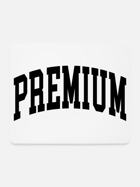 Premium - Mousepad (Querformat) - Weiß
