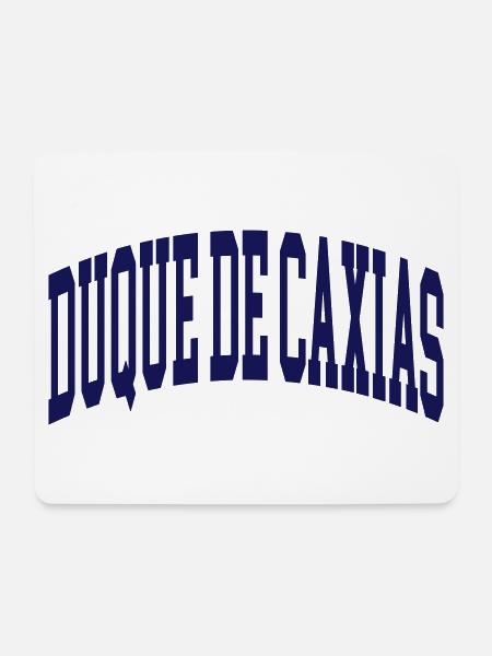 Duque de Caxias - Mousepad (Querformat) - Weiß