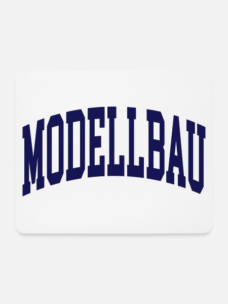 Modellbau - Mousepad (Querformat) - Weiß