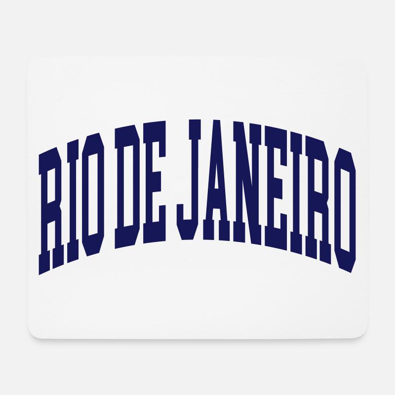 Rio de Janeiro - Mousepad (Querformat) - Weiß