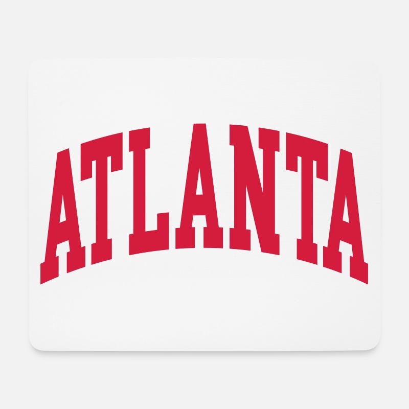 Atlanta - Mousepad (Querformat) - Weiß