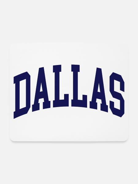Dallas - Mousepad (Querformat) - Weiß