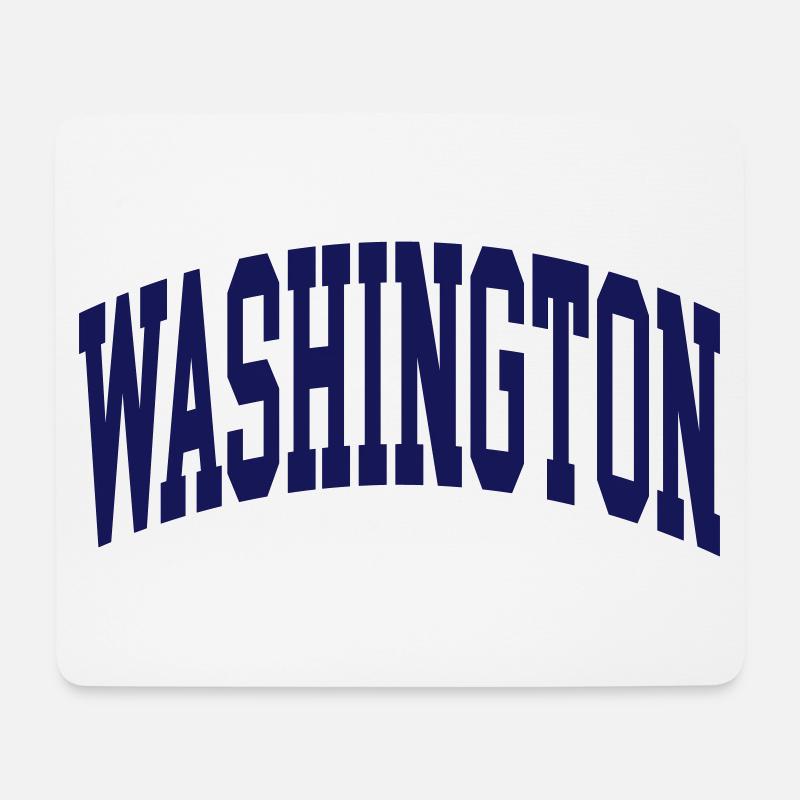 Washington - Mousepad (Querformat) - Weiß