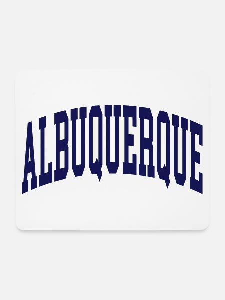 Albuquerque - Mousepad (Querformat) - Weiß