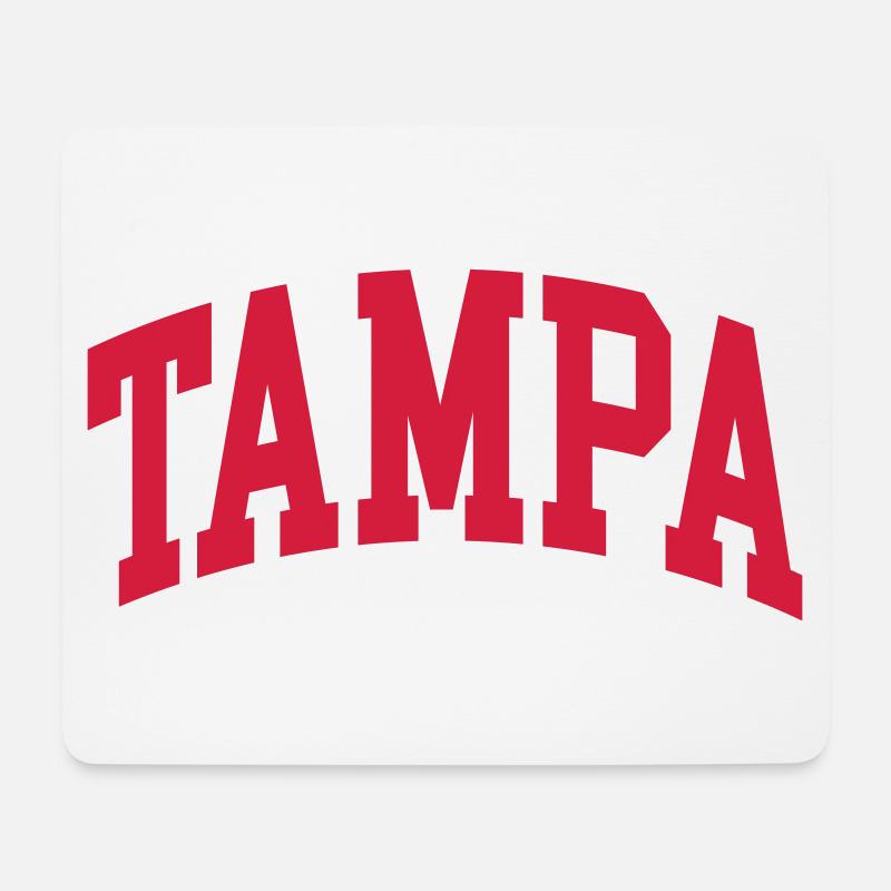 Tampa - Mousepad (Querformat) - Weiß
