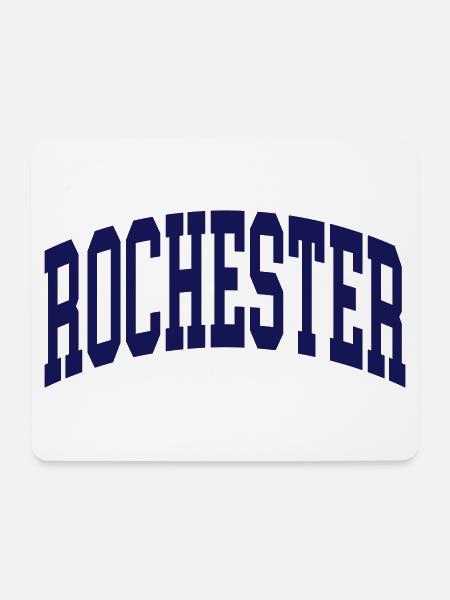Rochester - Mousepad (Querformat) - Weiß
