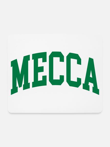 Mecca - Mousepad (Querformat) - Weiß