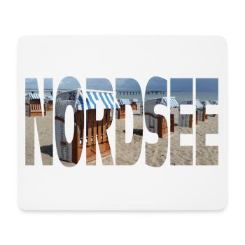 Nordsee - Mousepad (Querformat) - Weiß - Vorne