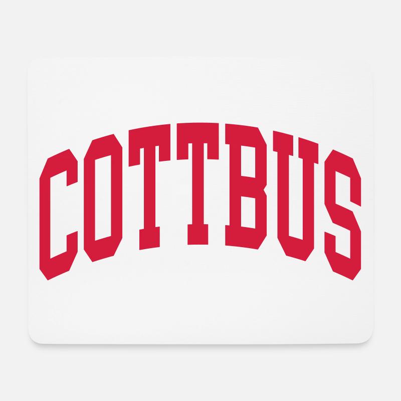 Cottbus - Mousepad (Querformat) - Weiß