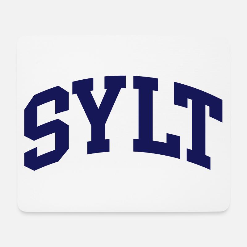 Sylt - Mousepad (Querformat) - Weiß