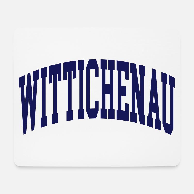 Wittichenau - Mousepad (Querformat) - Weiß