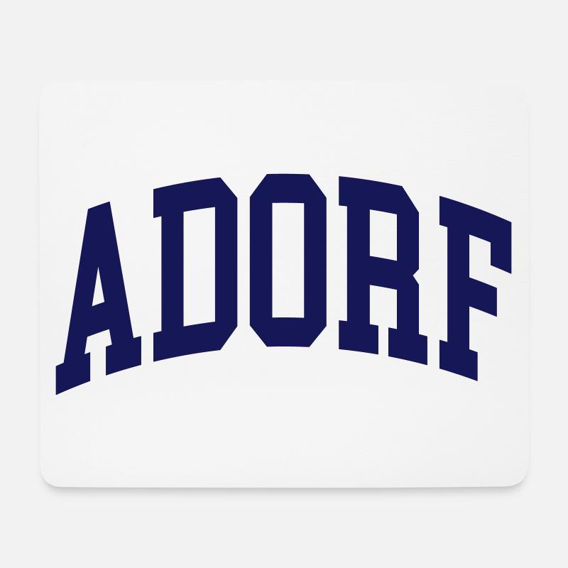Adorf - Mousepad (Querformat) - Weiß