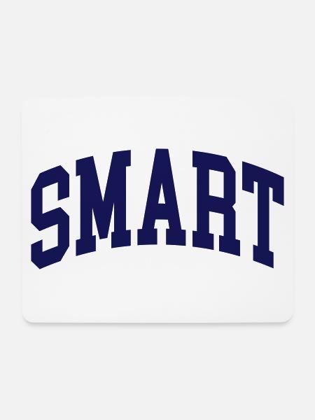 Smart - Mousepad (Querformat) - Weiß