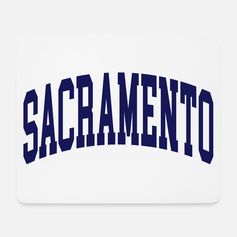 Sacramento - Mousepad (Querformat) - Weiß