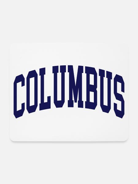 Columbus - Mousepad (Querformat) - Weiß