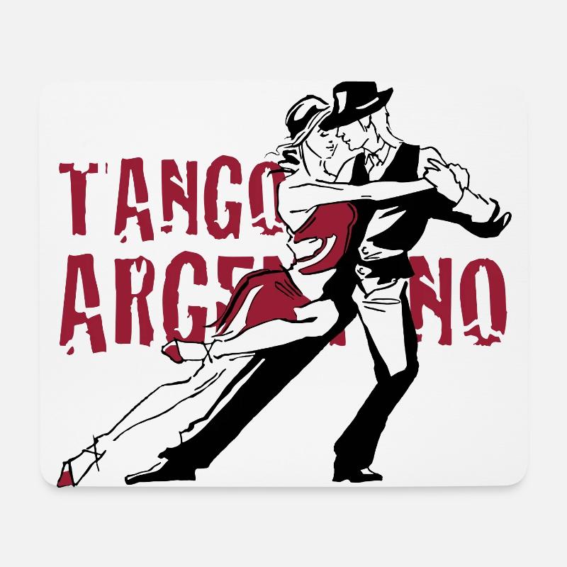 Tango Argentino - Mousepad (Querformat) - Weiß