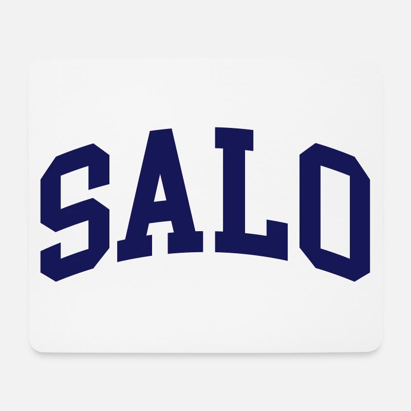 Salo - Mousepad (Querformat) - Weiß