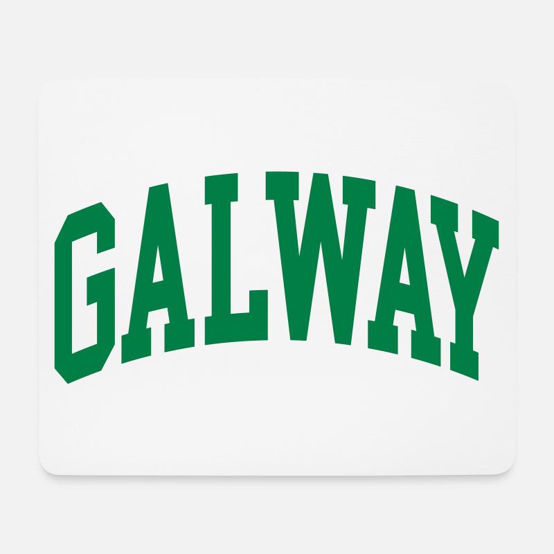 Galway - Mousepad (Querformat) - Weiß