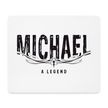 MICHAEL A LEGEND - Mousepad (Querformat) - Weiß - Vorne