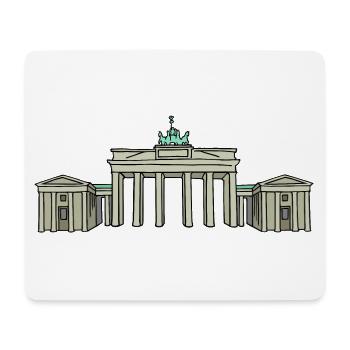 Brandenburg Gate BERLIN c - Mouse Pad (horizontal) - white - Front