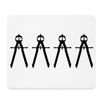 Architect Circle - Mouse Pad (horizontal) - white - Front