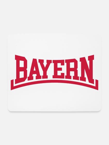 Bayern - Mousepad (Querformat) - Weiß