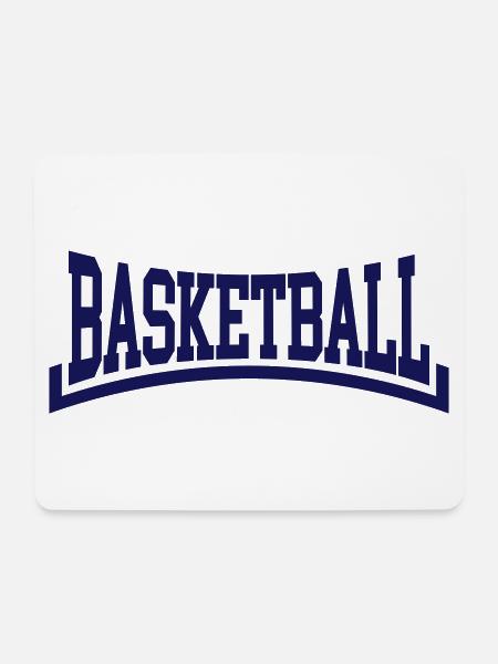 Basketball - Mousepad (Querformat) - Weiß