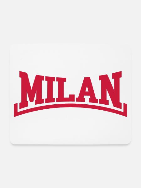 Milan unterstrich - Mousepad (Querformat) - Weiß