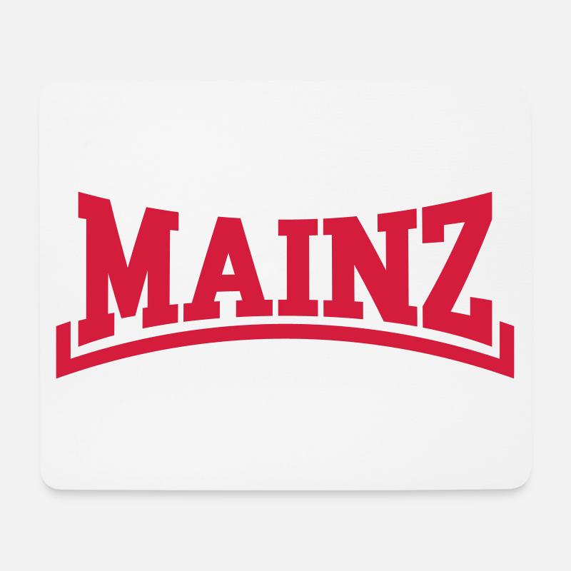 Mainz - Mousepad (Querformat) - Weiß
