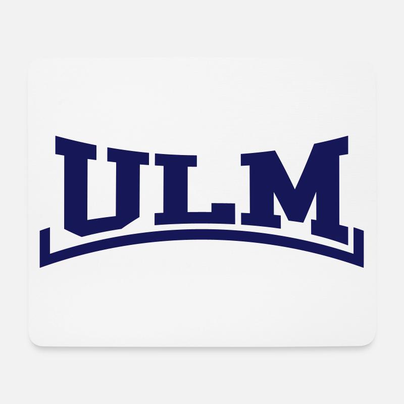 Ulm - Mousepad (Querformat) - Weiß