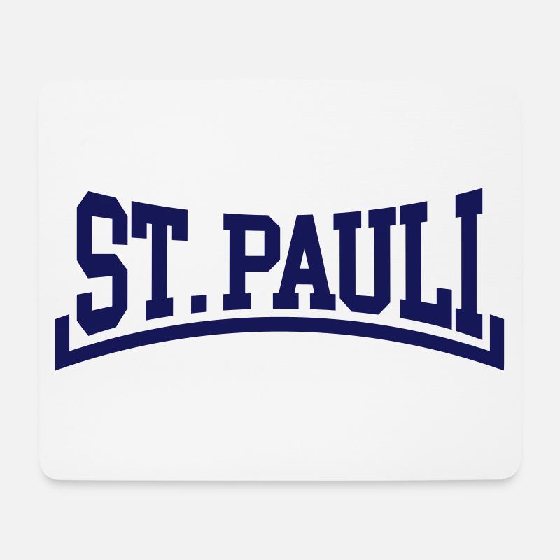St. Pauli - Mousepad (Querformat) - Weiß