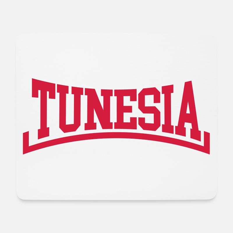 Tunesien - Mousepad (Querformat) - Weiß