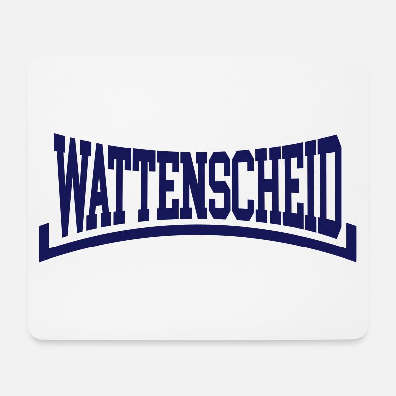 Wattenscheid - Mousepad (Querformat) - Weiß