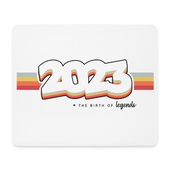 2023 the birth of legends - Tapis de souris (format paysage) - blanc - Devant
