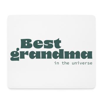 Meilleure grand-mère de l’univers - Tapis de souris (format paysage) - blanc - Devant