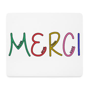 THANK YOU. THANKS. THANK YOU. ANNIVERSARY. BIRTH. - Mouse Pad (horizontal) - white - Front