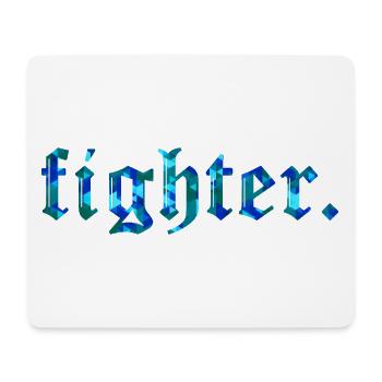 FischerS fighter. Blue tones - Mouse Pad (horizontal) - white - Front
