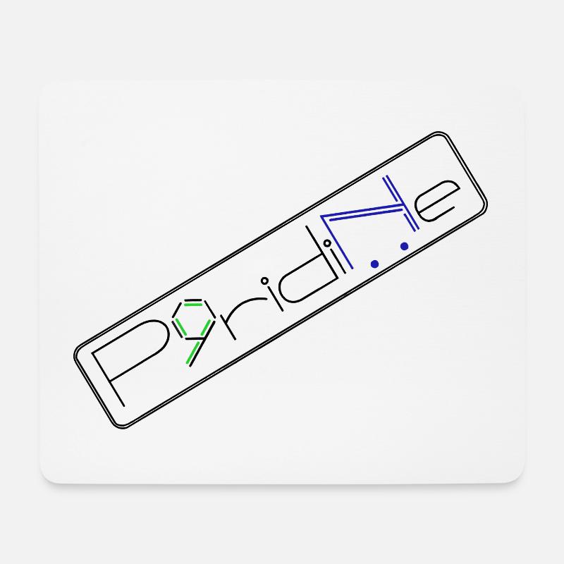 Pyridin - Mousepad (Querformat) - Weiß