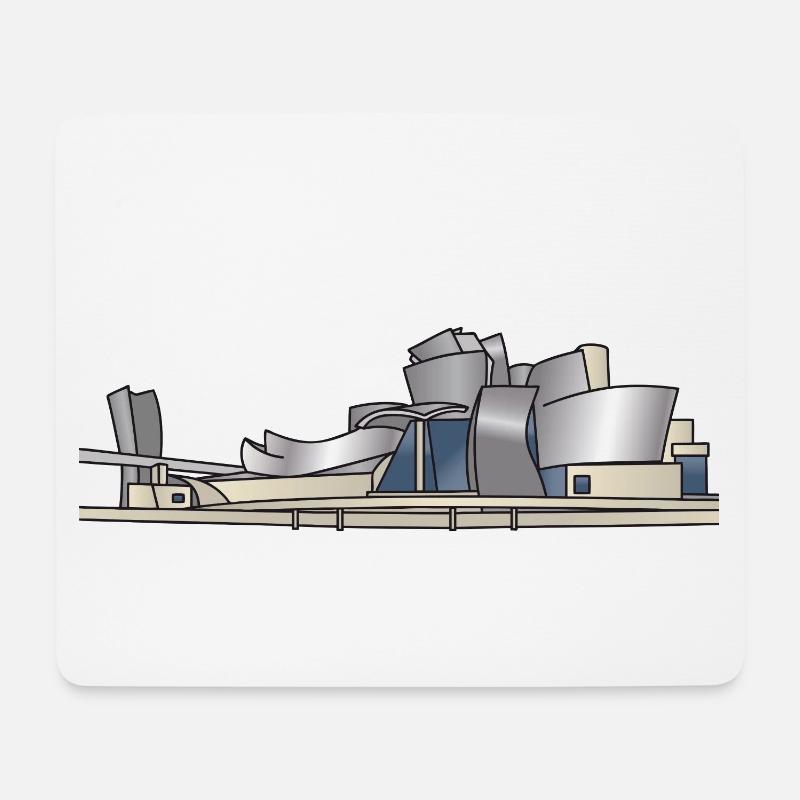 Guggenheim Museum Bilbao c - Mousepad (Querformat) - Weiß
