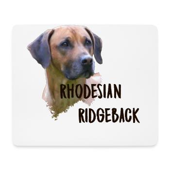 Rhodesian Ridgeback - Tapis de souris (format paysage) - blanc - Devant