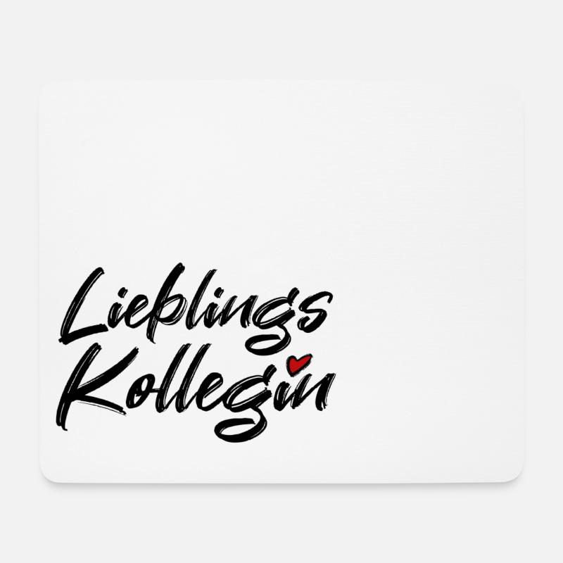 Lieblings Kollegin Lieblingskollegin Büro Arbeit - Mousepad (Querformat) - Weiß