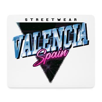 Valencia Spain City Skyline Vintage Retro - Mouse Pad (horizontal) - white - Front
