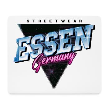 Essen Deutschland Stadt Skyline Vintage Retro - Mousepad (Querformat) - Weiß - Vorne
