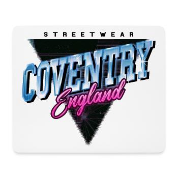 Coventry England UK City Skyline Vintage Retro - Mouse Pad (horizontal) - white - Front